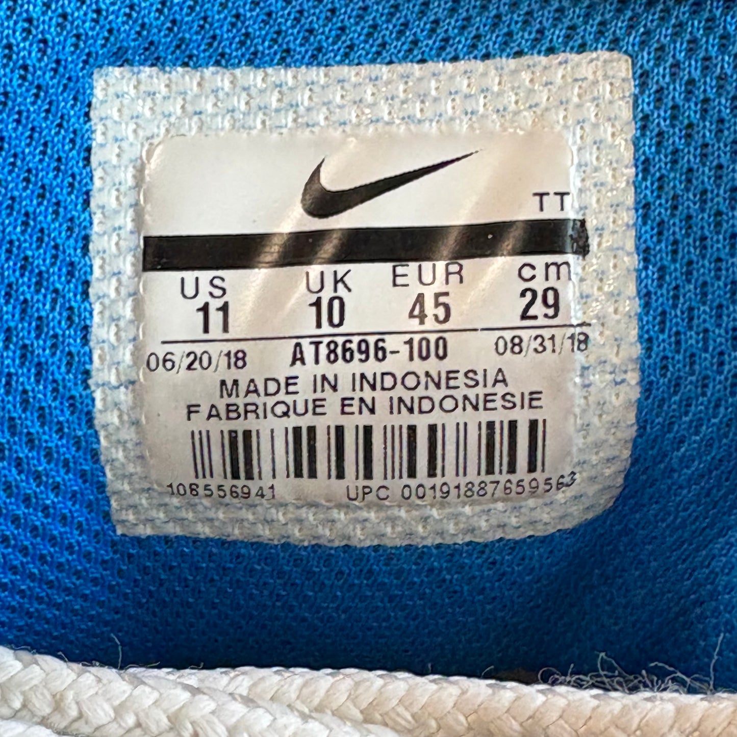 Nike air max 95 crystal blue (UK10)