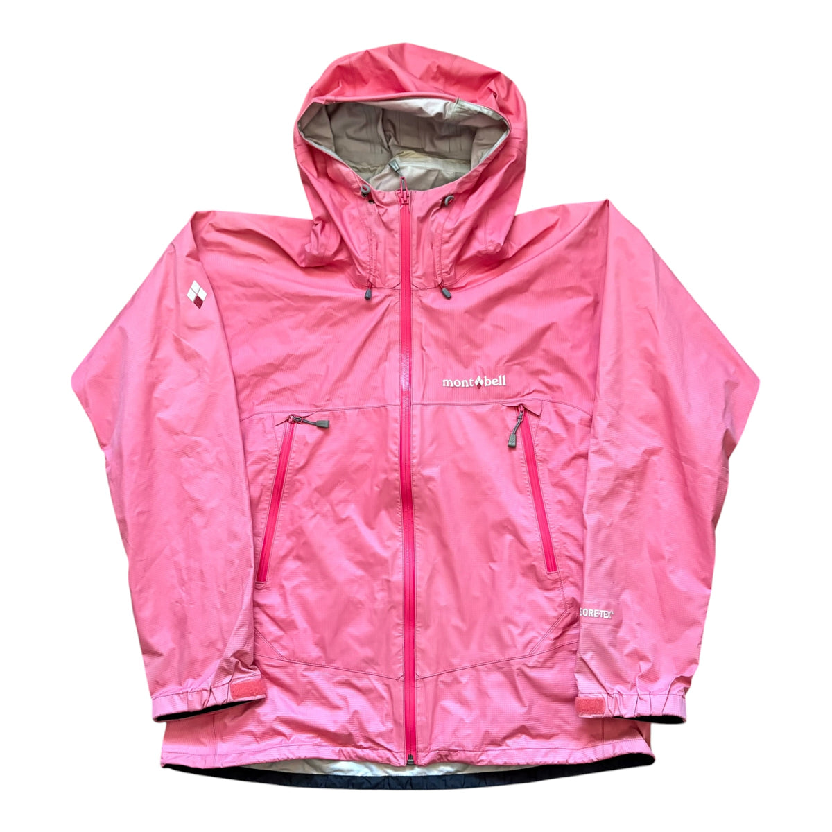 Montbell pink GORE-TEX shell jacket (M)