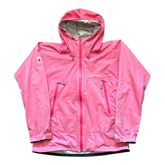 Montbell pink GORE-TEX shell jacket (M)