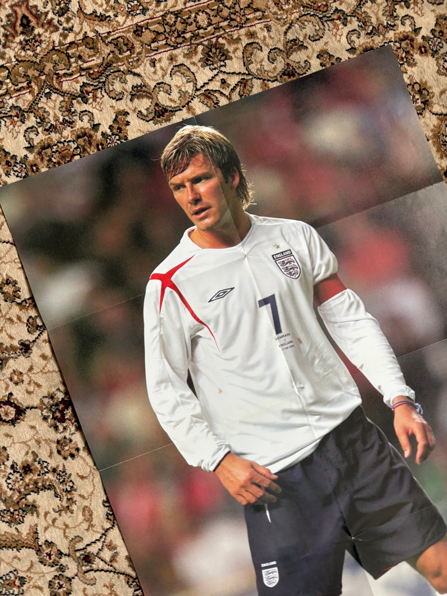 Zidane / David Beckham Y2K poster