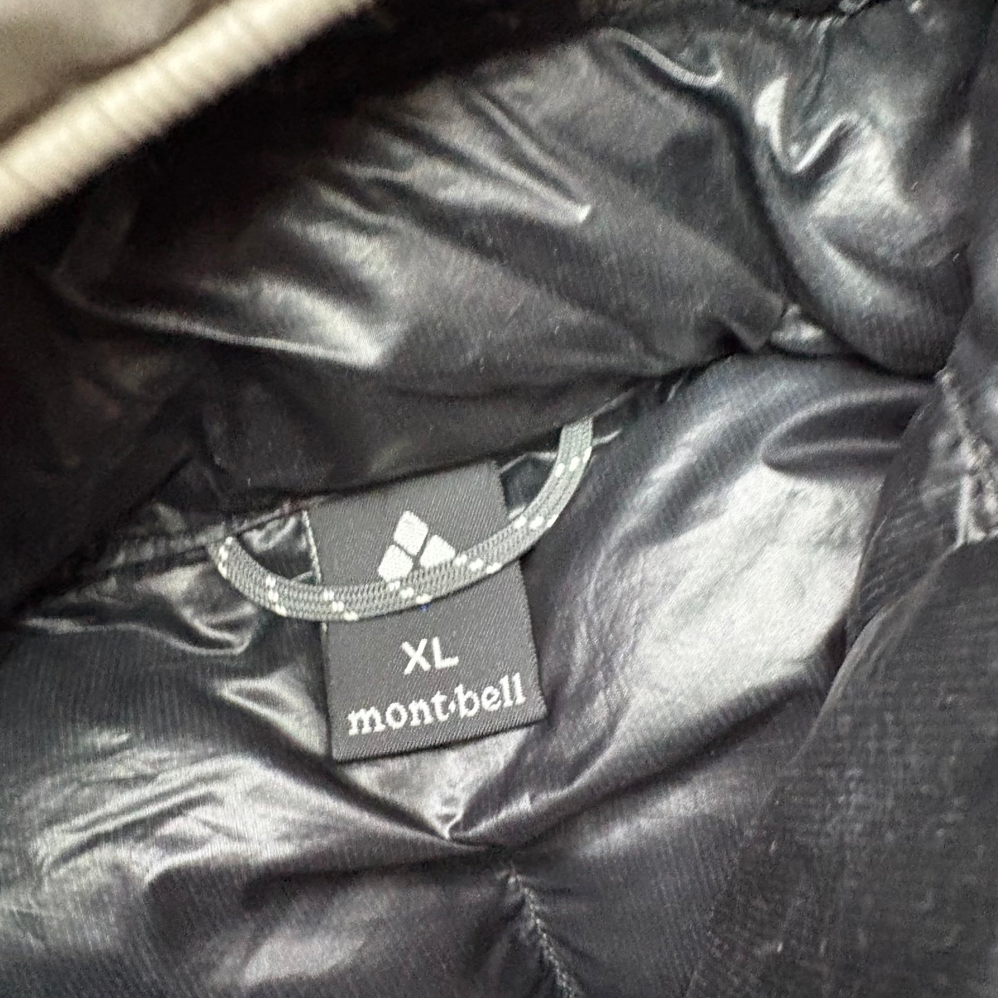 Montbell square stitch grey puffer (XL)
