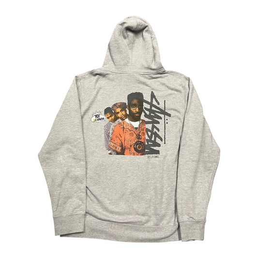 Stussy X Yo MTV raps grey hoodie (XL)