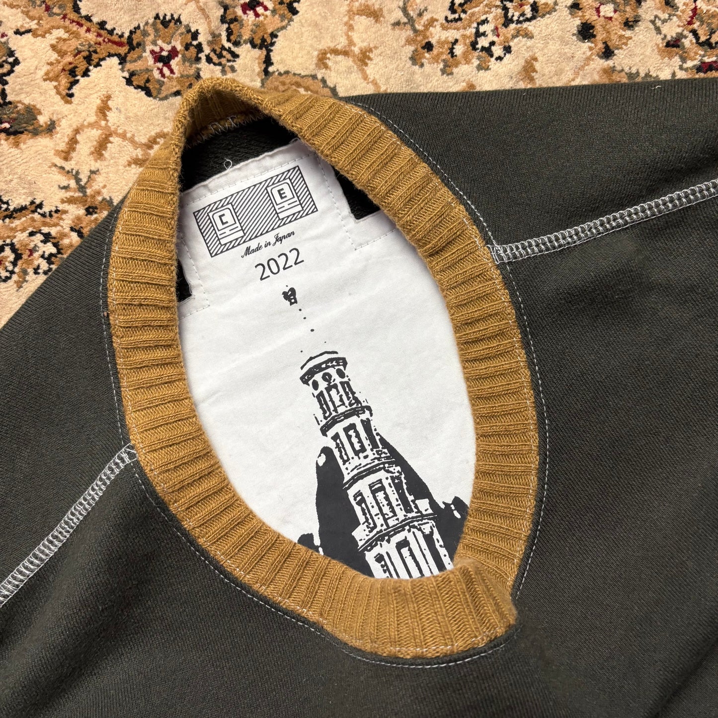 Cav Empt Corduroy brown sweatshirt (L)