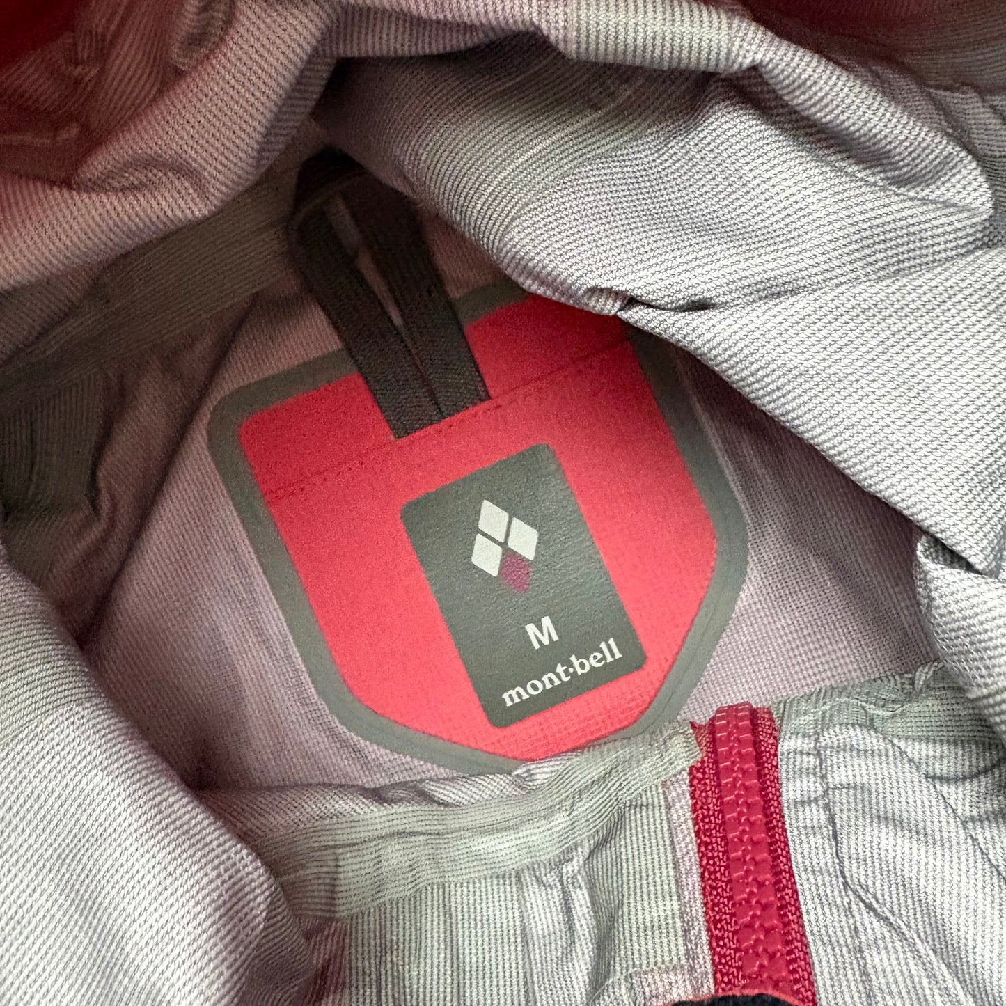 Montbell pink two tone shell jacket (M)