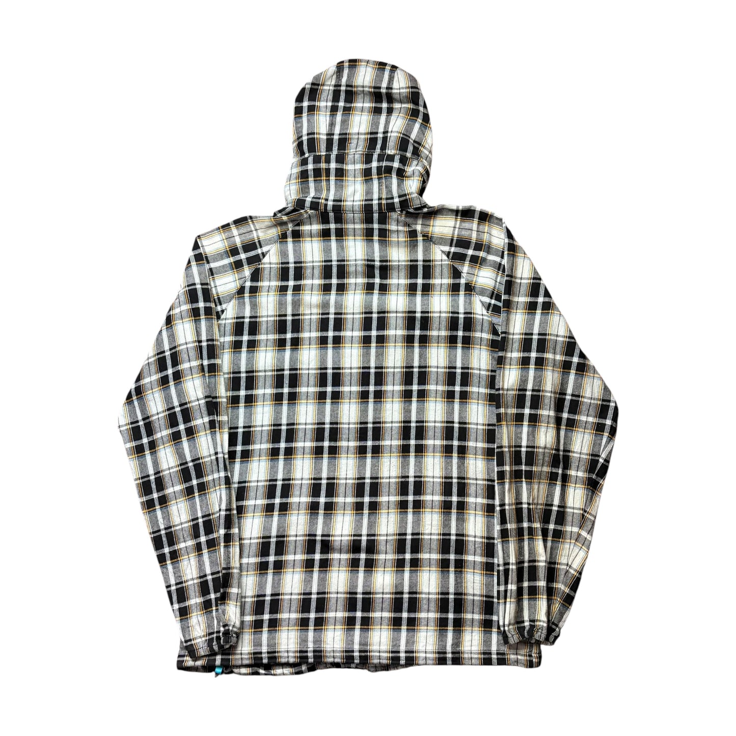 Stussy black/grey check zipup jacket (XL)