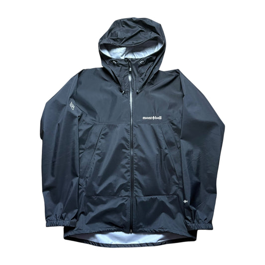 Montbell black Dry-Tec waterproof shell jacket (M)