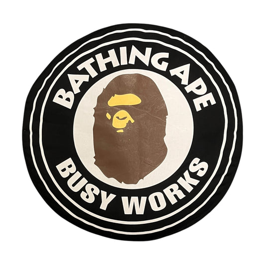 BAPE “busy works” black cushion