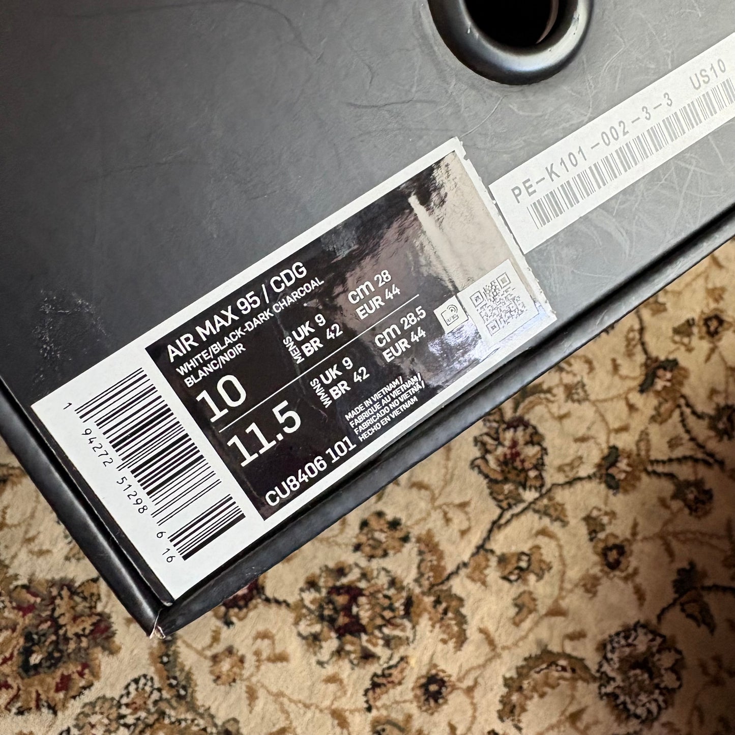Nike CDG air max 95 (UK9)