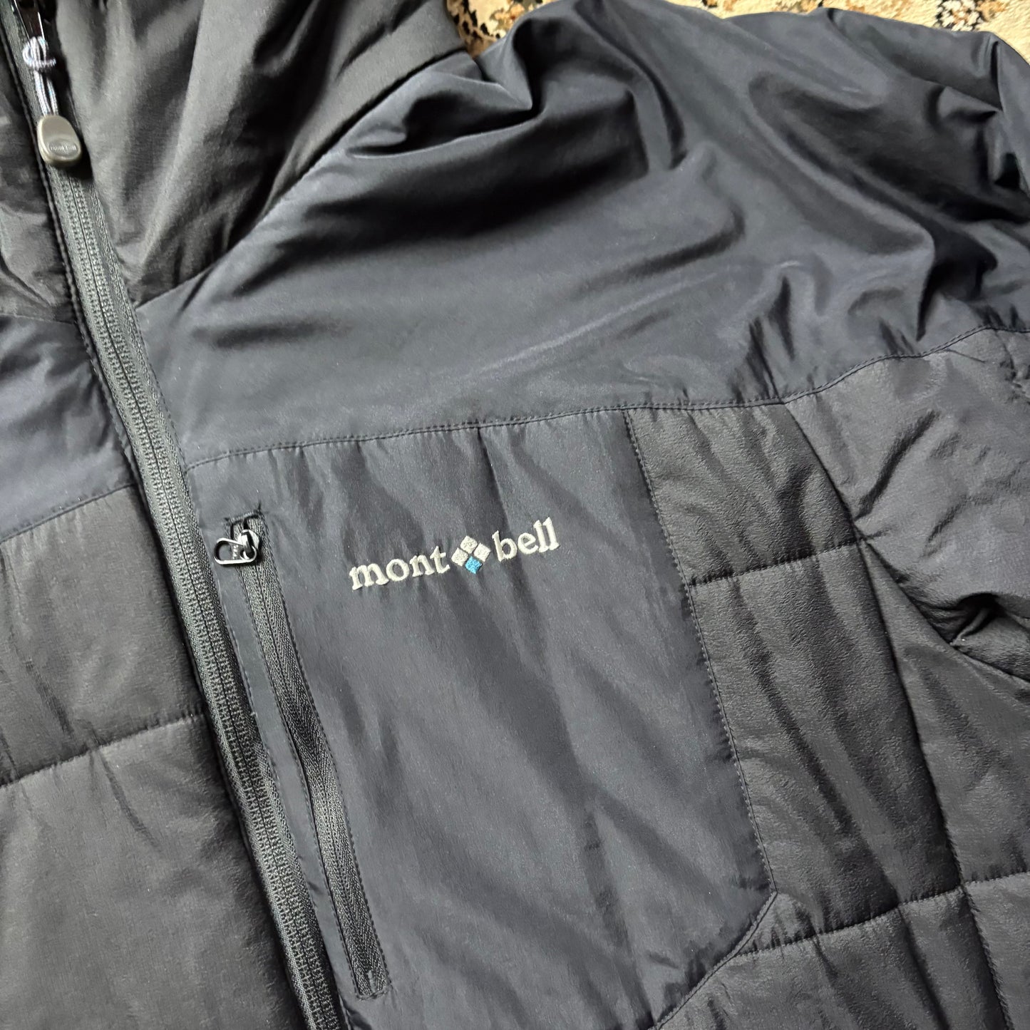Montbell black puffer jacket (L)