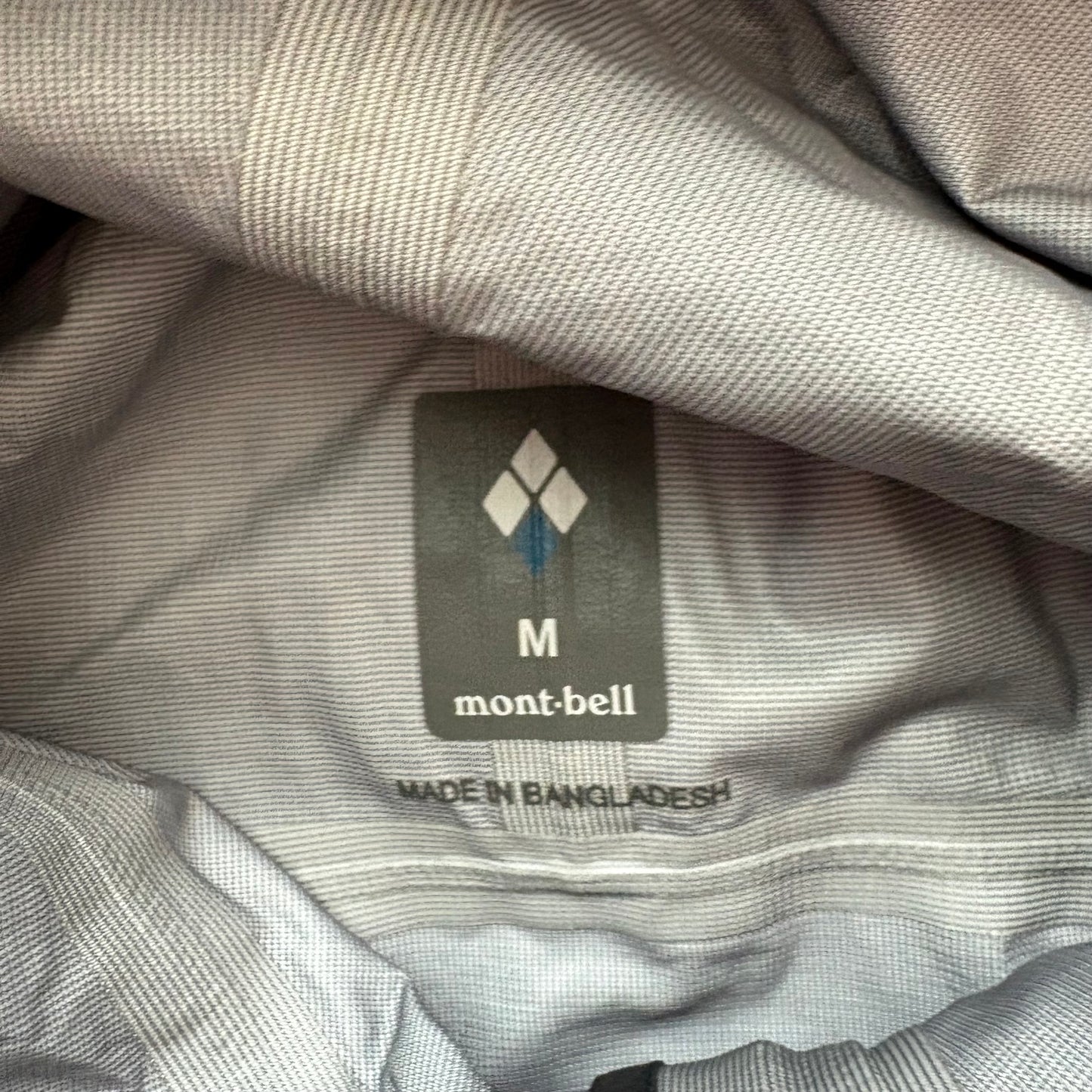 Montbell black waterproof shell jacket (M)