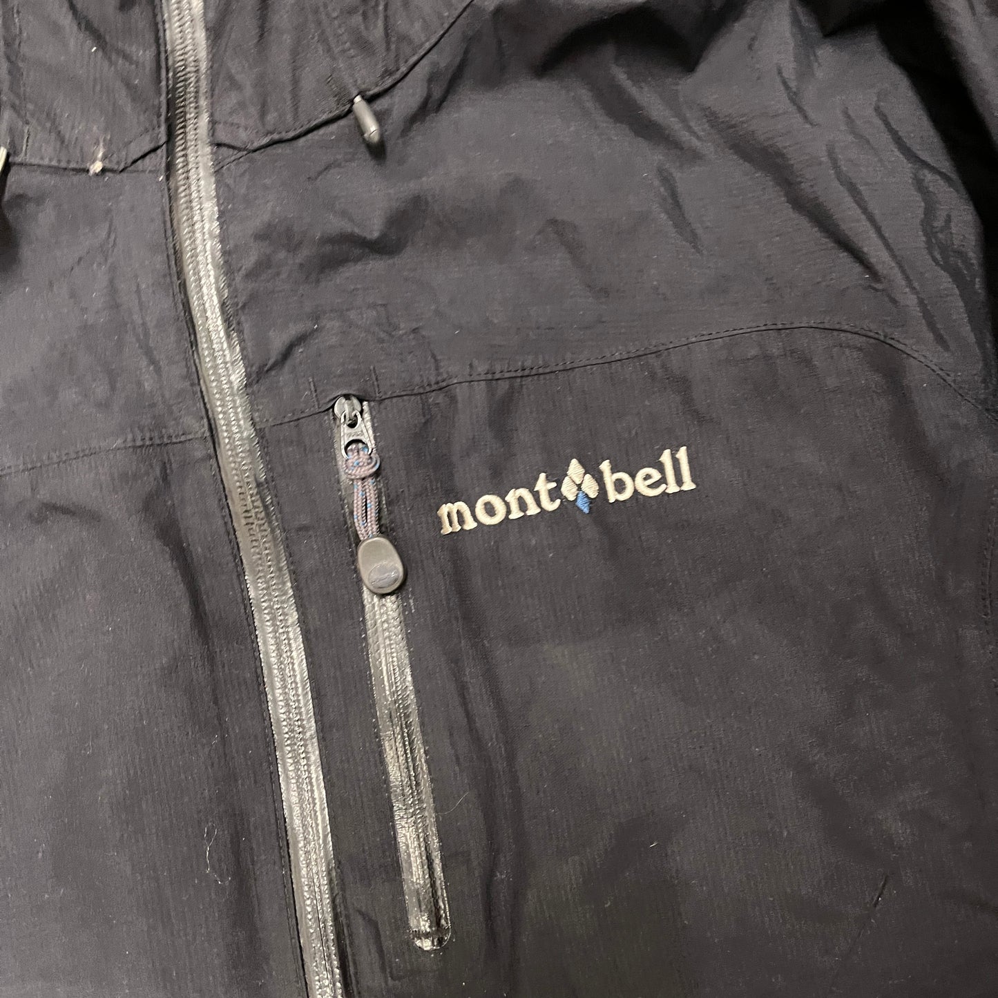 Montbell black shell jacket (S)