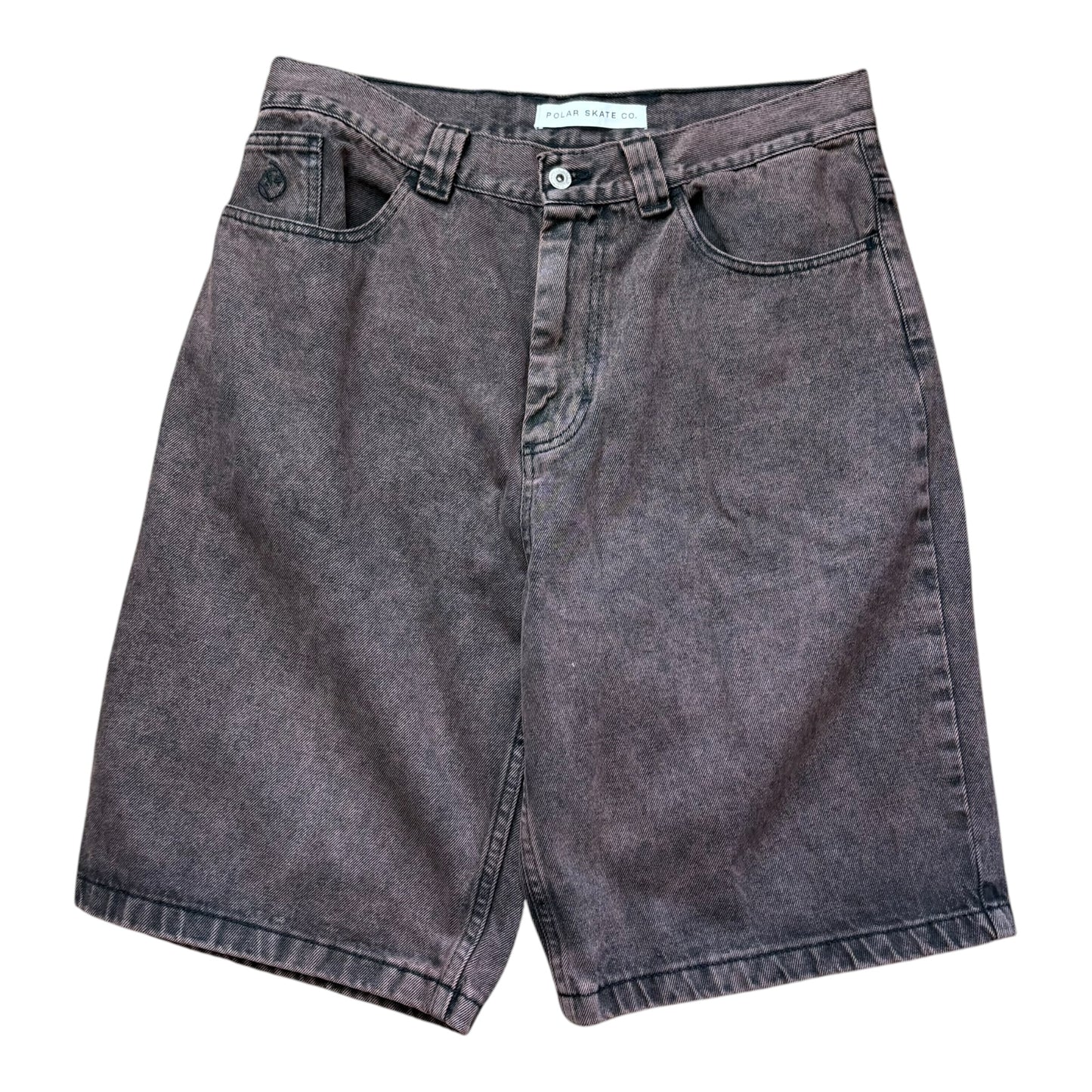 Polar Big Boy brown denim jorts (L)