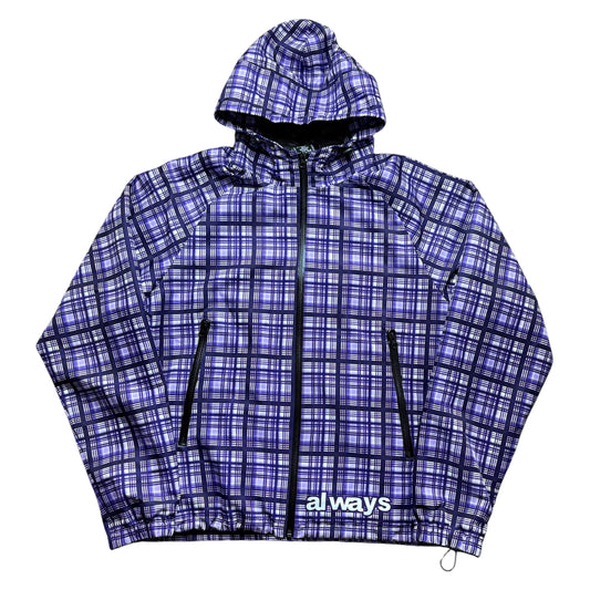 ADWYSD purple check jacket (XL)