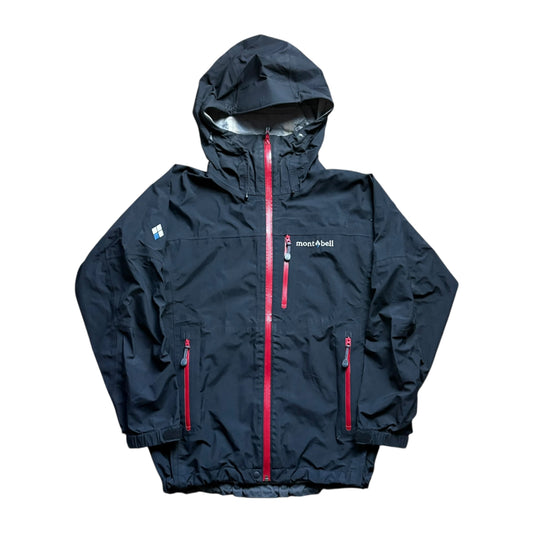 Montbell two tone black/red hardshell jacket (S)