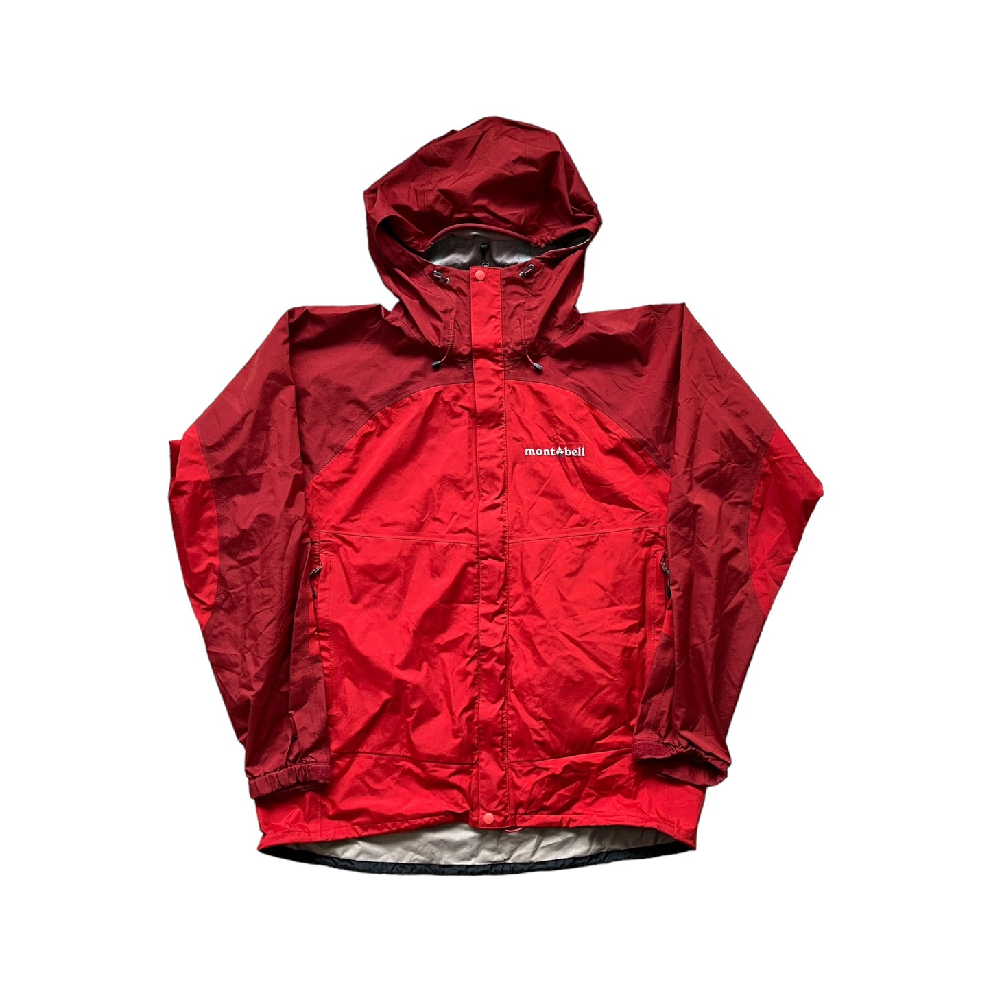 Montbell two tone red shell jacket (XL)