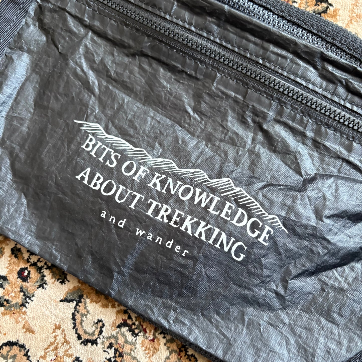 And Wander black sacoche crossbody bag