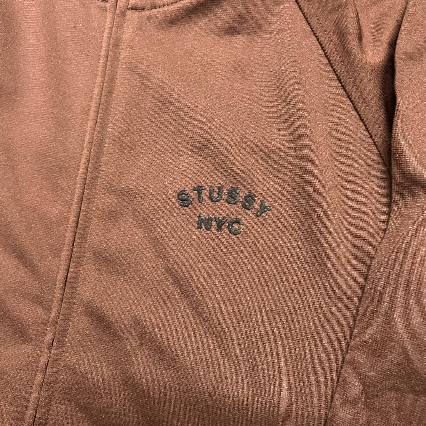 Stussy brown NYC track jacket (M)