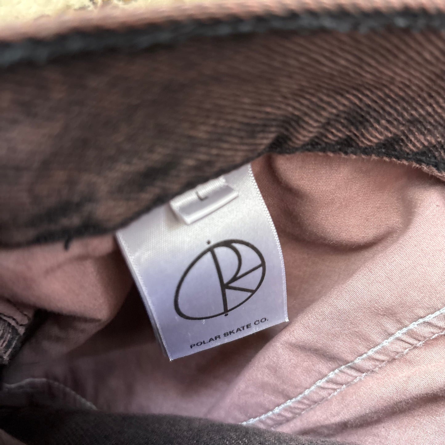 Polar Big Boy brown denim jorts (L)