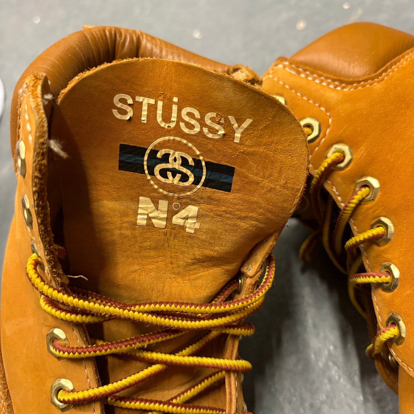 Stussy timberland wheat boots (UK8)