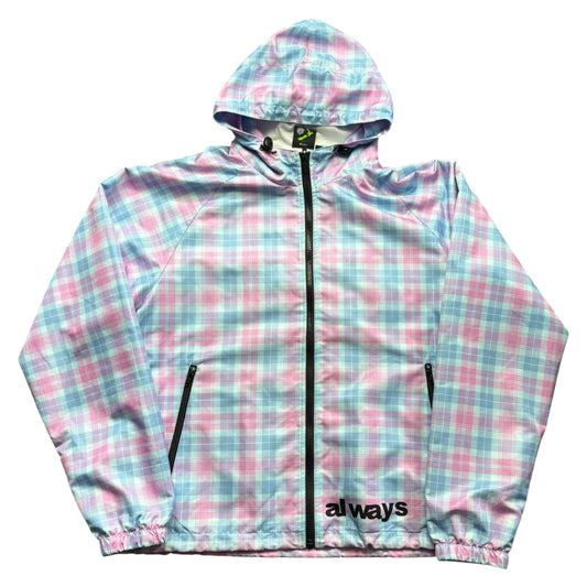 ADWYSD pink/blue check jacket (L)
