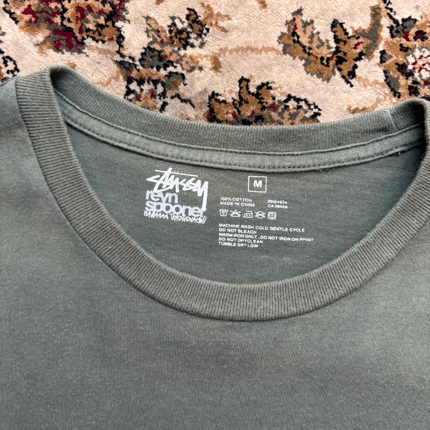 Stussy X Reyn Spooner tee (M)