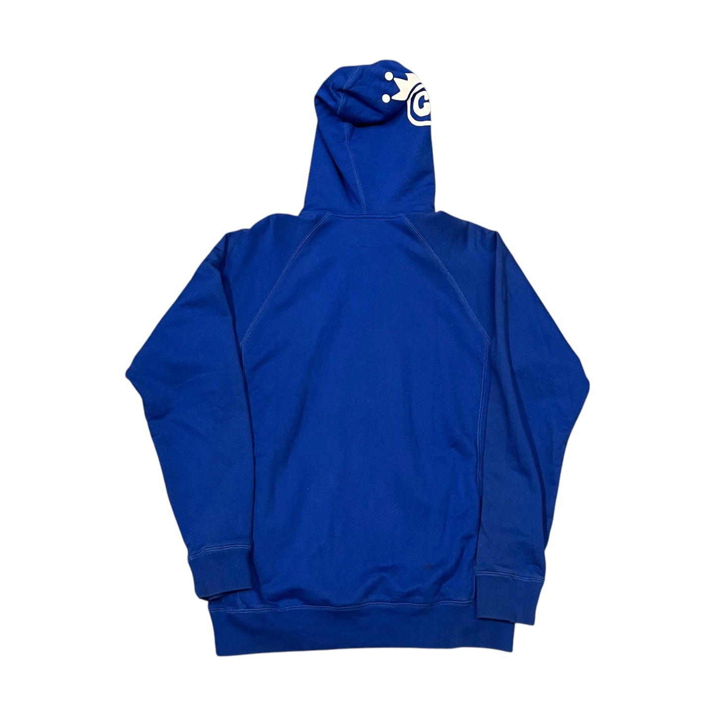 Stussy blue crown zipup hoodie (L)