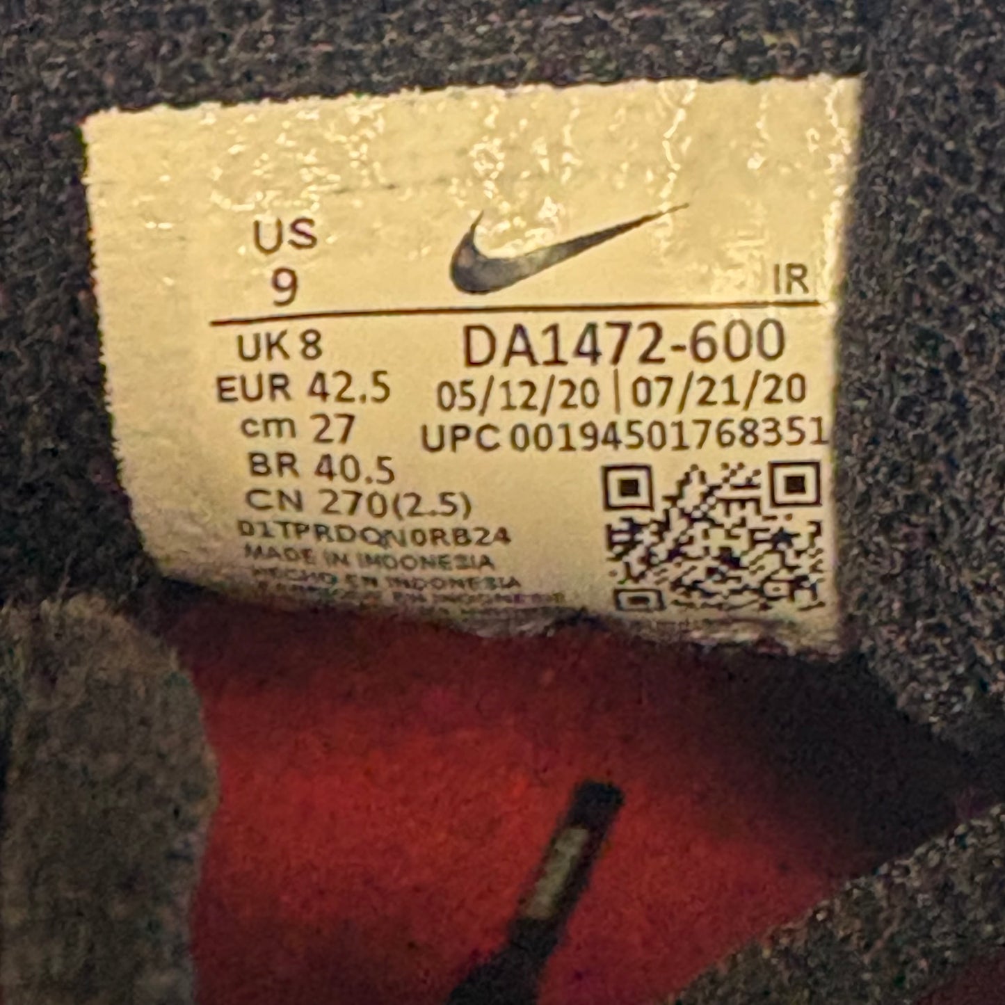 Nike X Supreme air max plus TN (UK8)