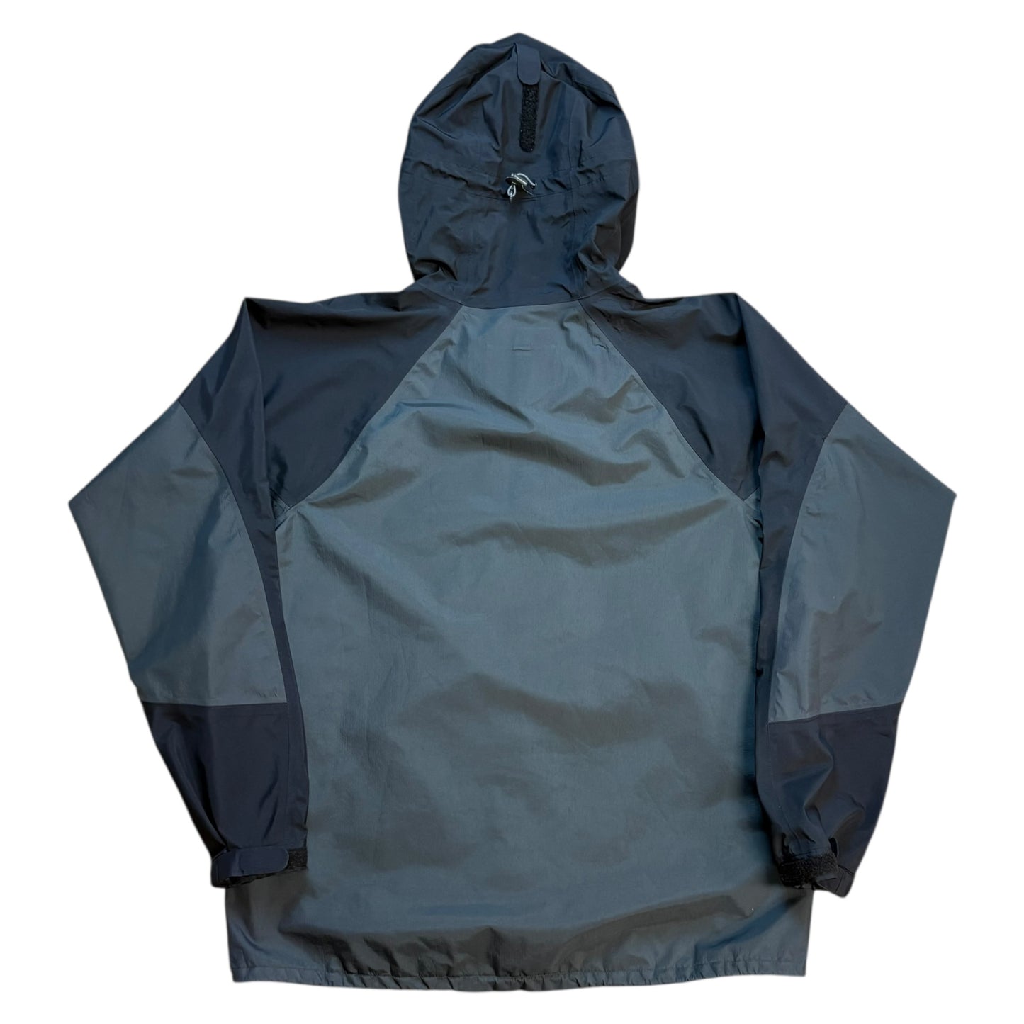 Montbell two tone grey and black waterproof shell jacket (S)