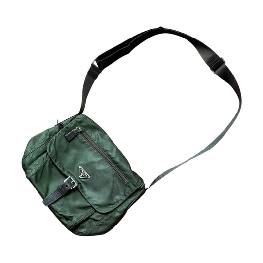 Prada green crossbody bag
