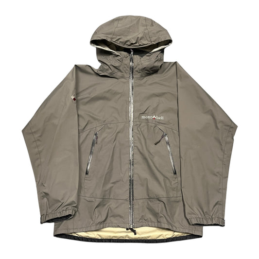 Montbell grey goretex shell jacket (M)