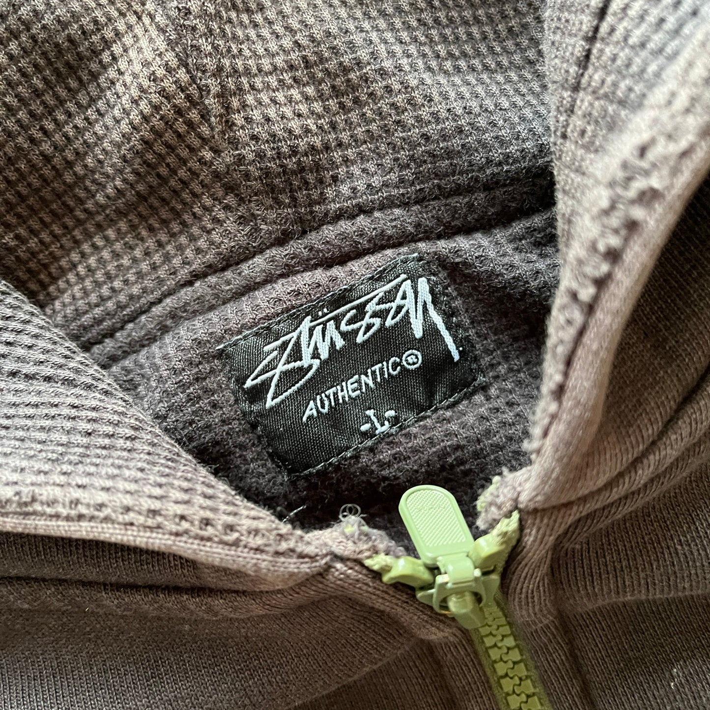 Stussy X Leilow black zipup hoodie (S)