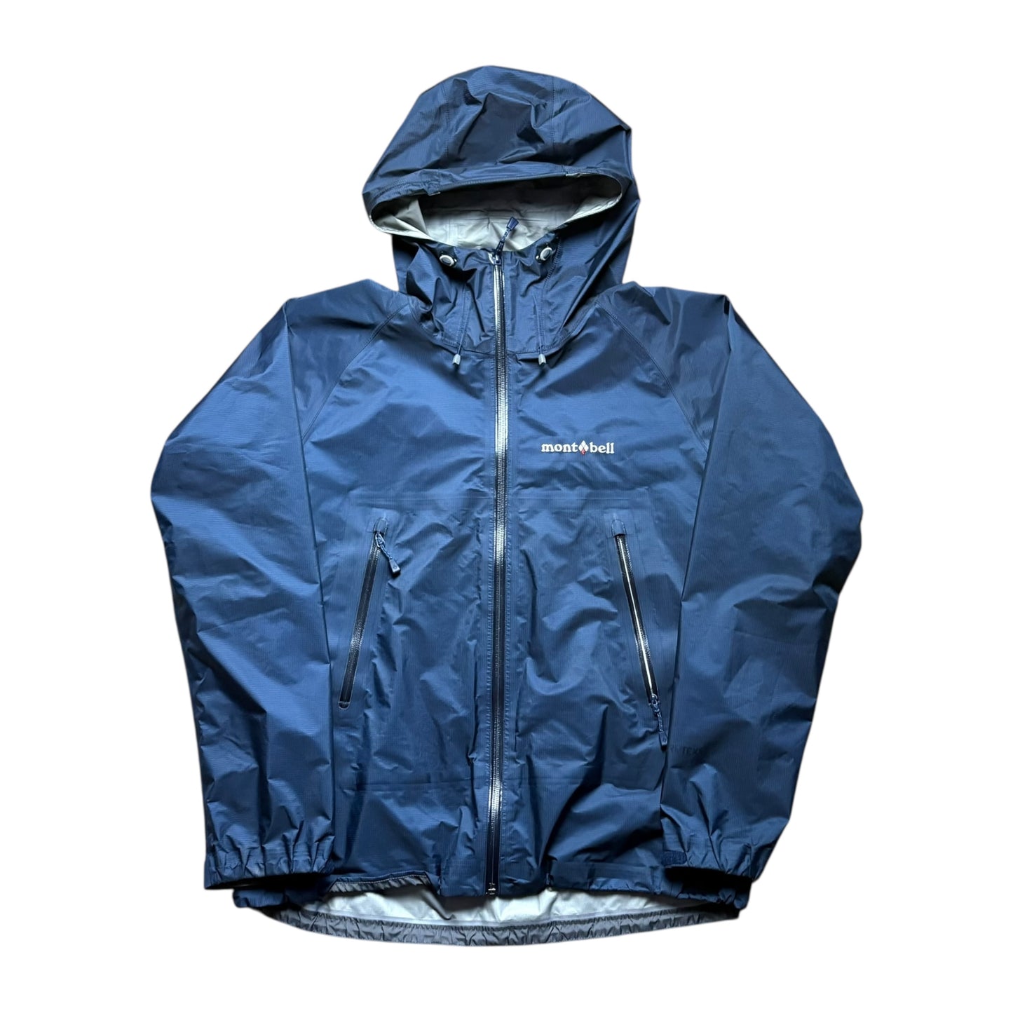 Montbell navy blue gore-tex shell jacket (L)