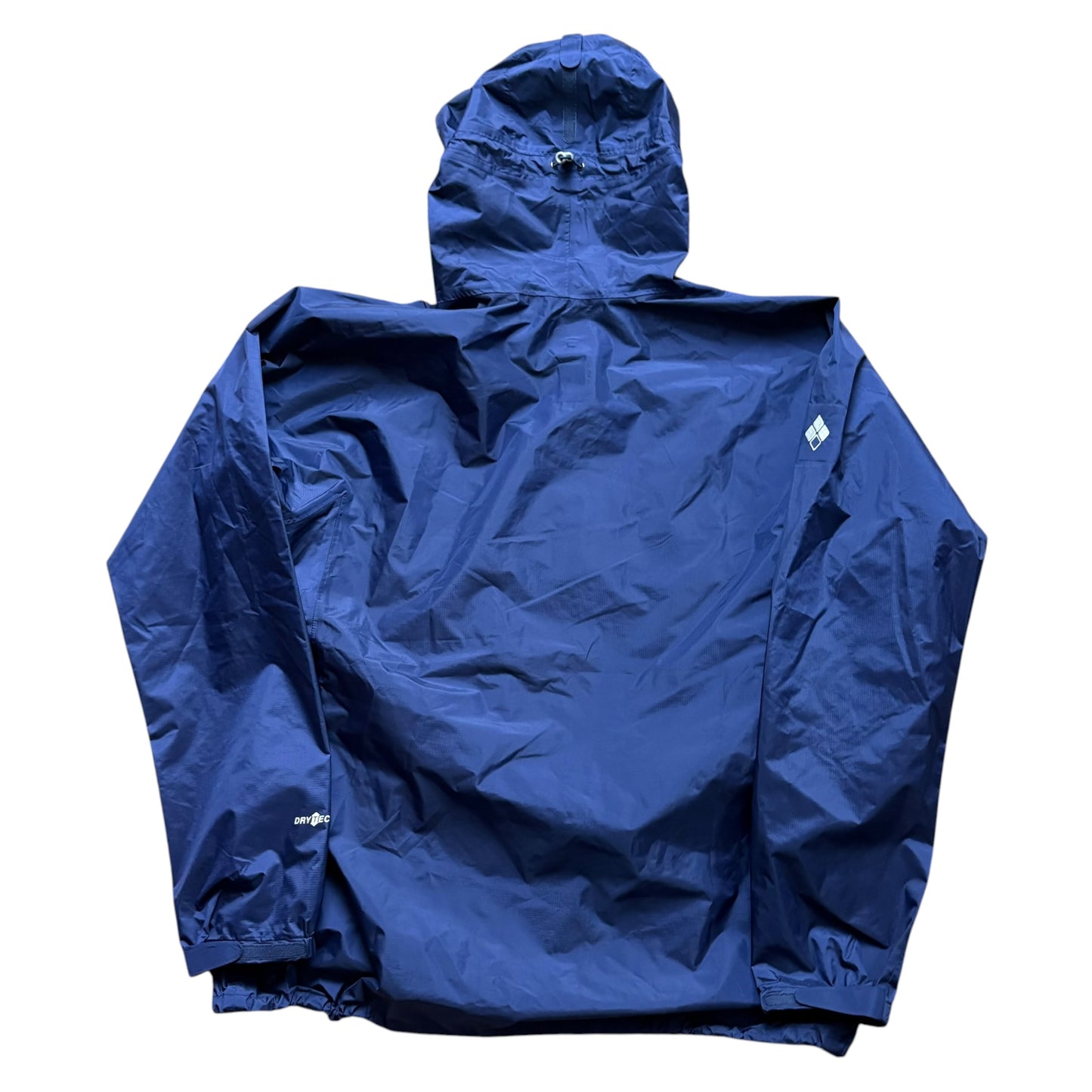 Montbell navy drytec waterproof shell jacket (L)