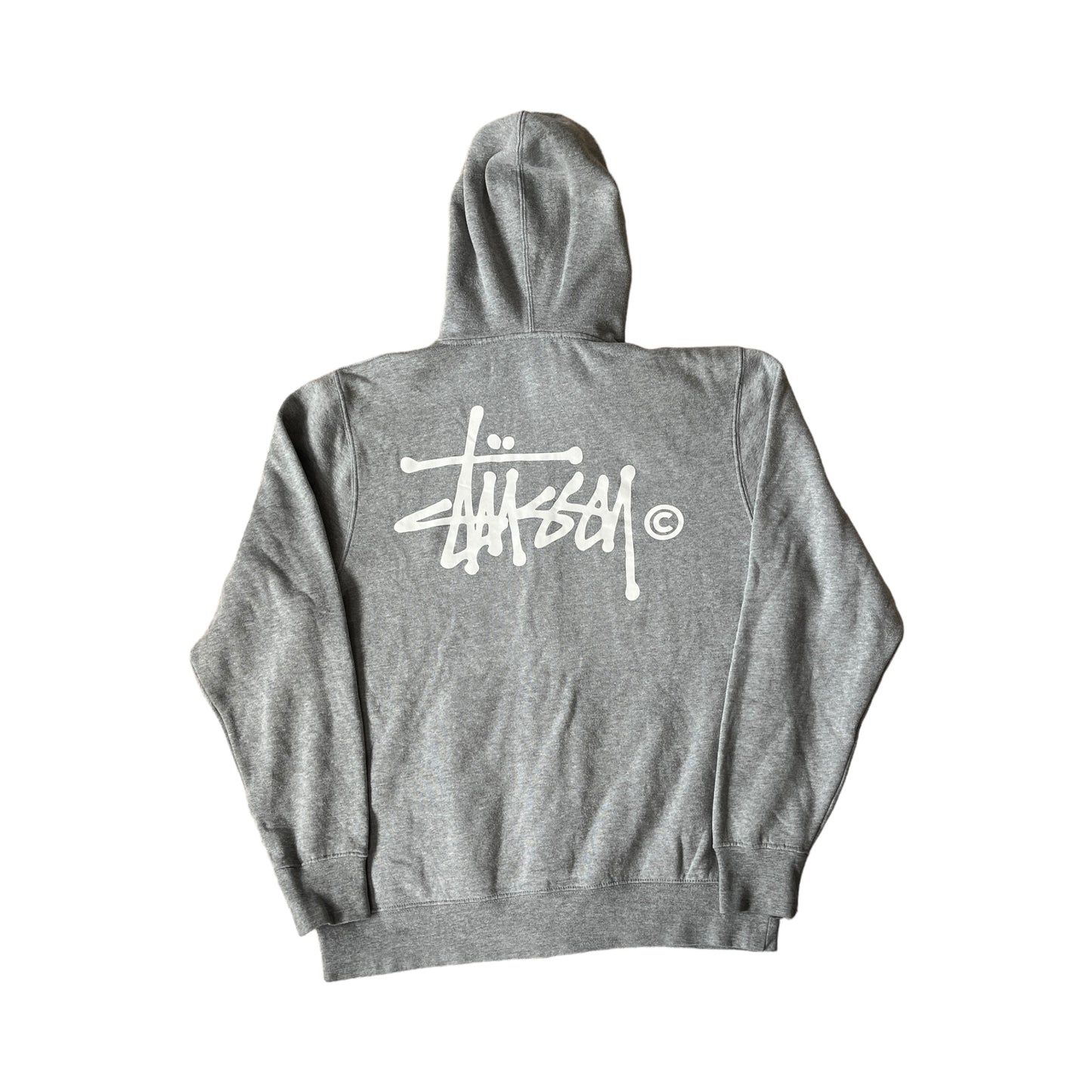 Stussy grey zipup hoodie (M)