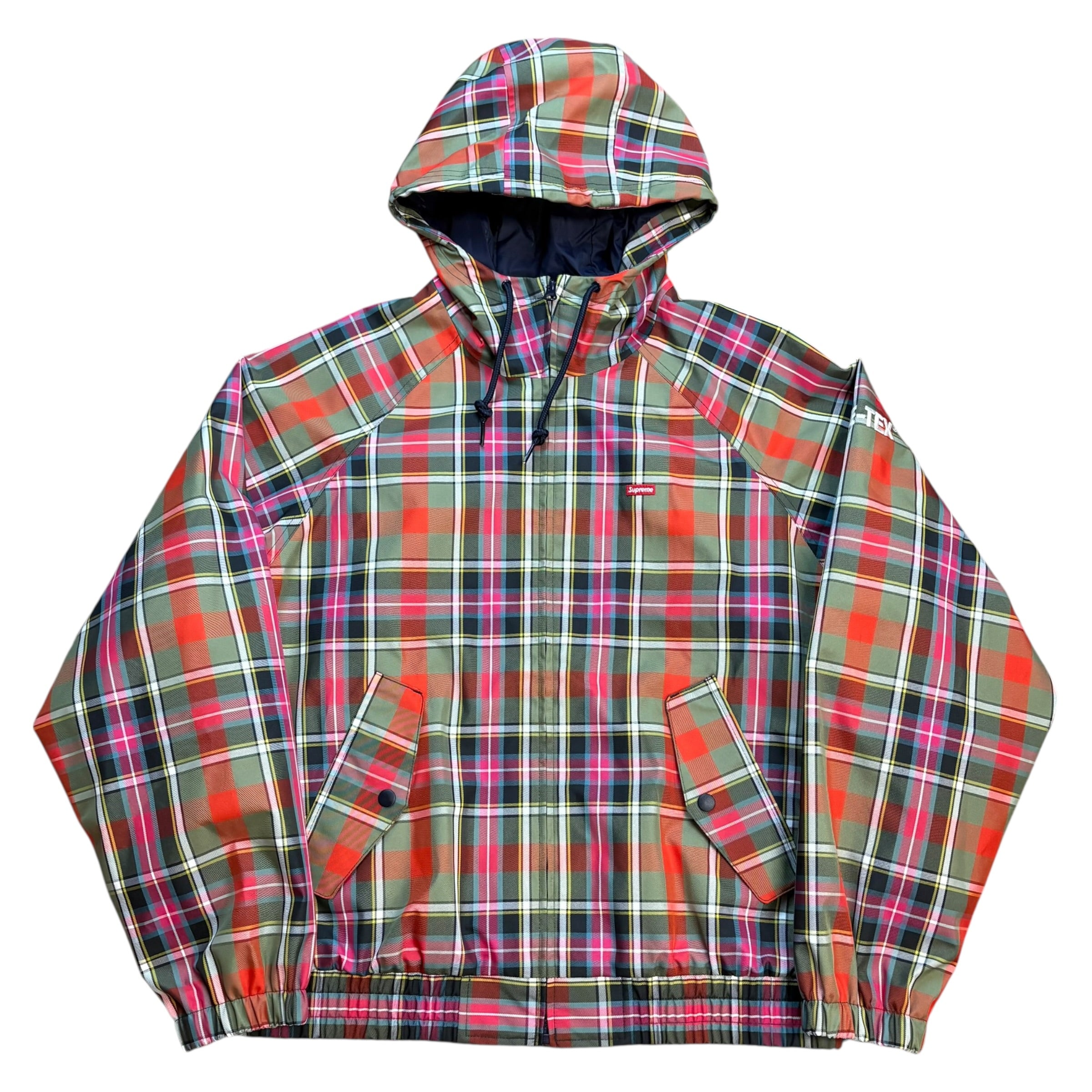 Supreme plaid Gore-Tex hooded harrington jacket (M) – Nat's Vintage