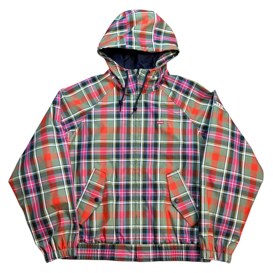 Supreme plaid Gore-Tex hooded harrington jacket (M)