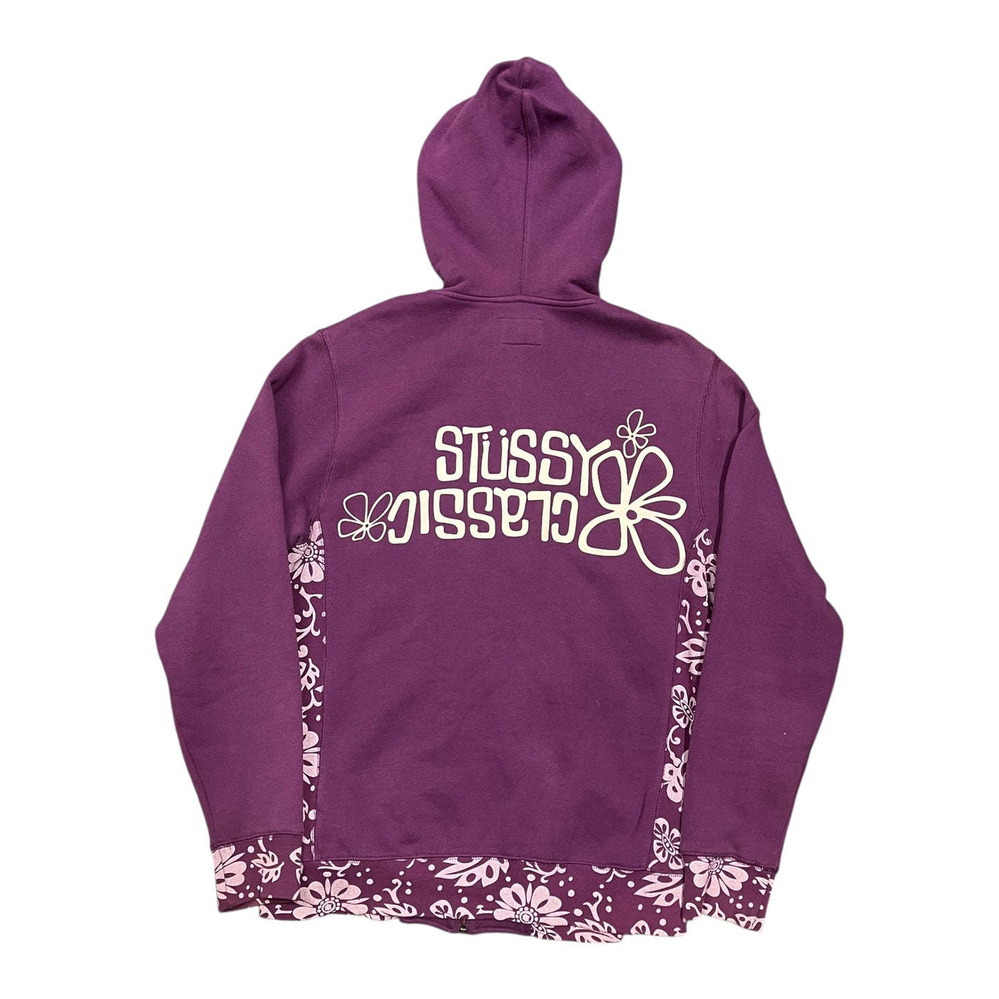 Stussy classics purple zipup hoodie (S)