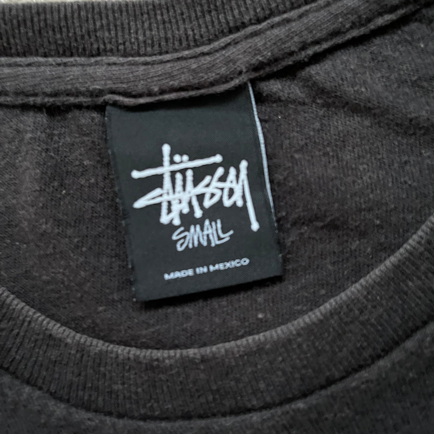 Stussy black slappin curbs tee (S)