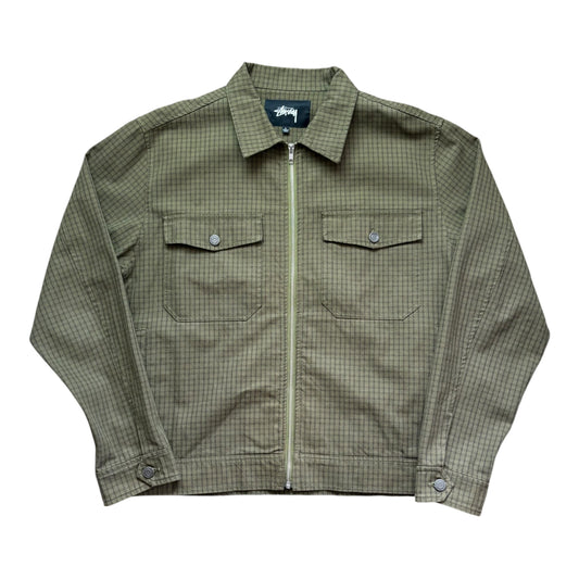 Stussy olive garage jacket (L)