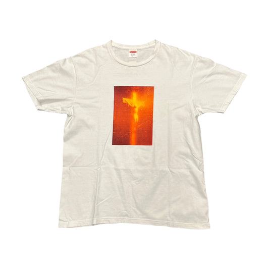 Supreme X Andres Serrano white tee (L)