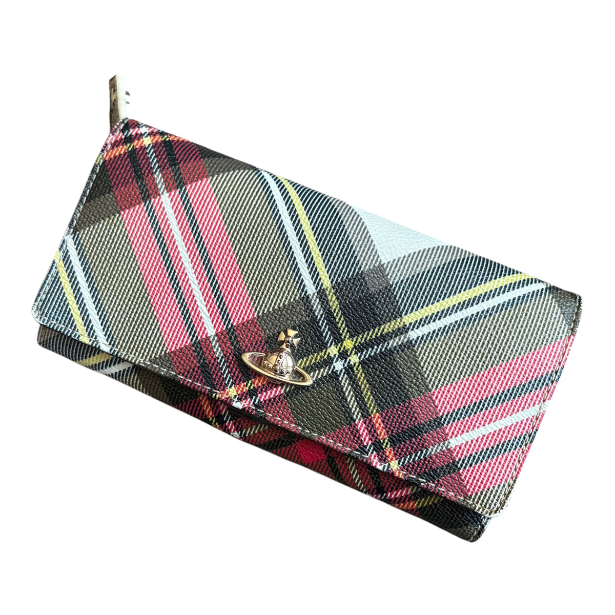 Vivienne Westwood tartan print purse