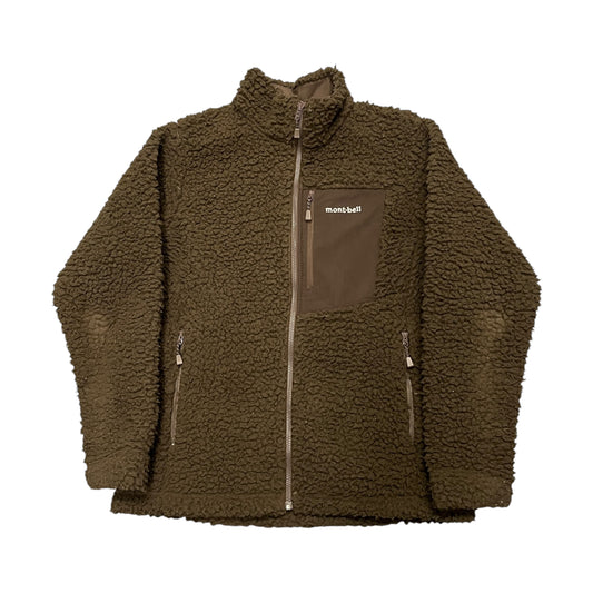 Montbell brown fleece jacket (L)