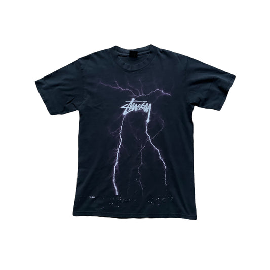 Stussy purple lightning tee (S)