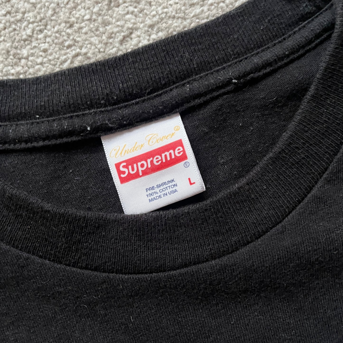 Supreme X Public Enemy black tee (L)