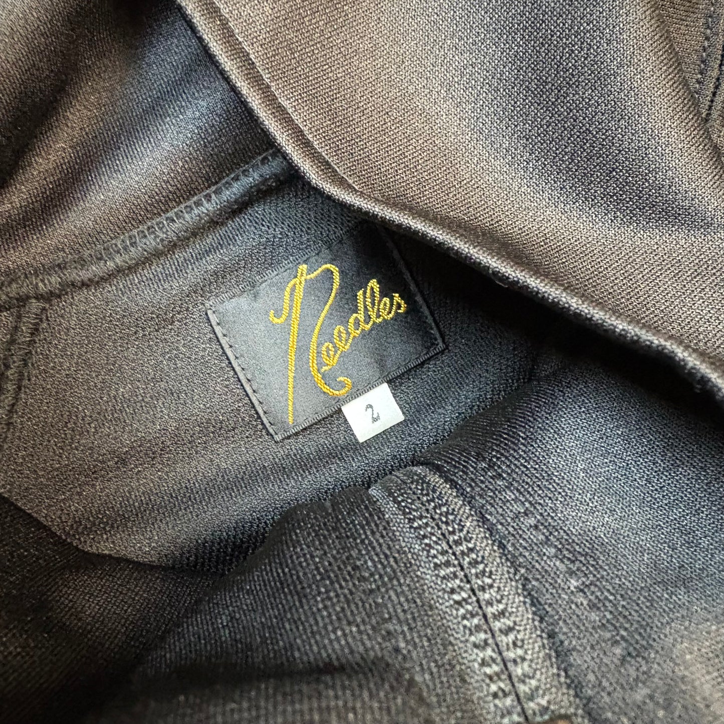 Needles black and brown track jacket (XS)
