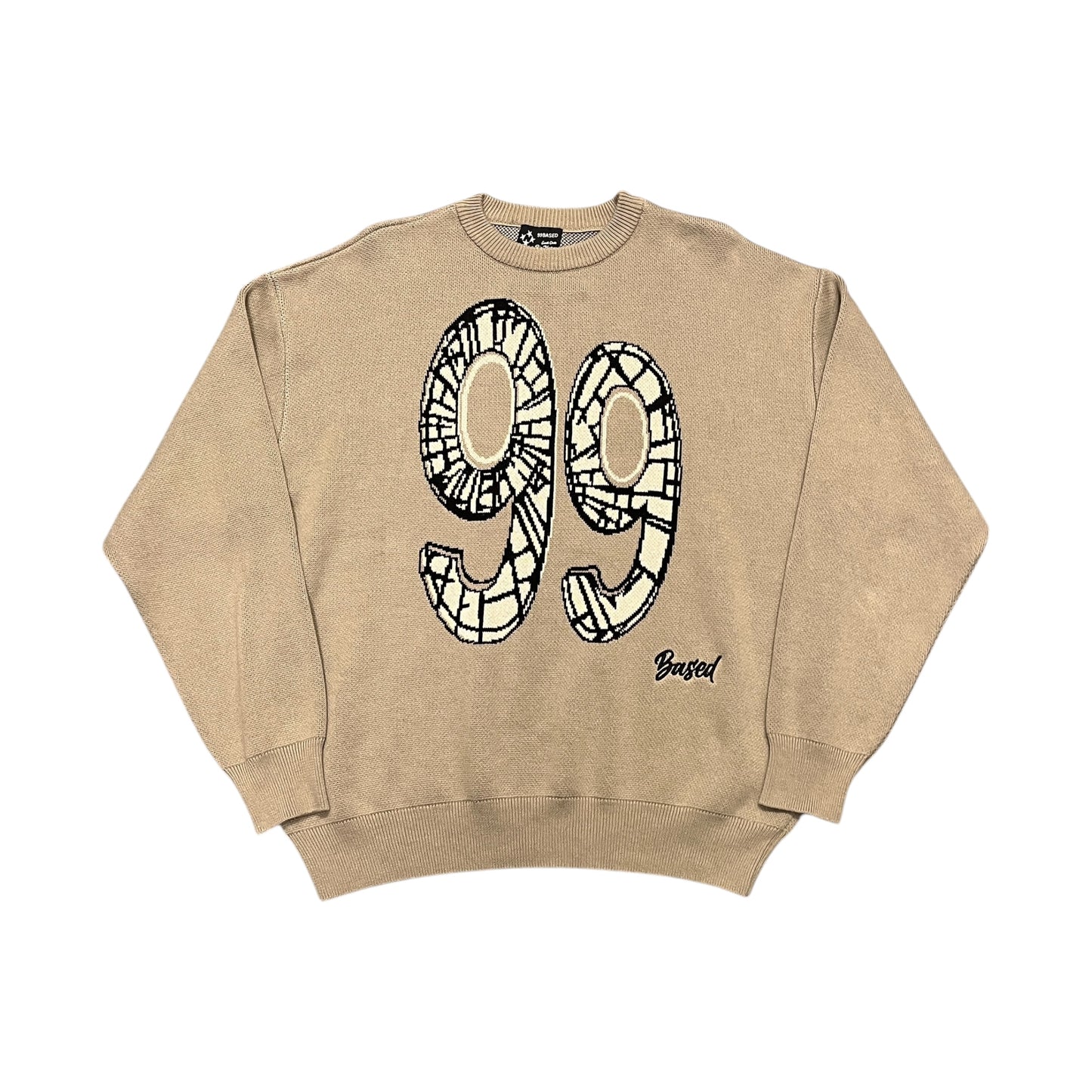 99 based beige jumper (L)