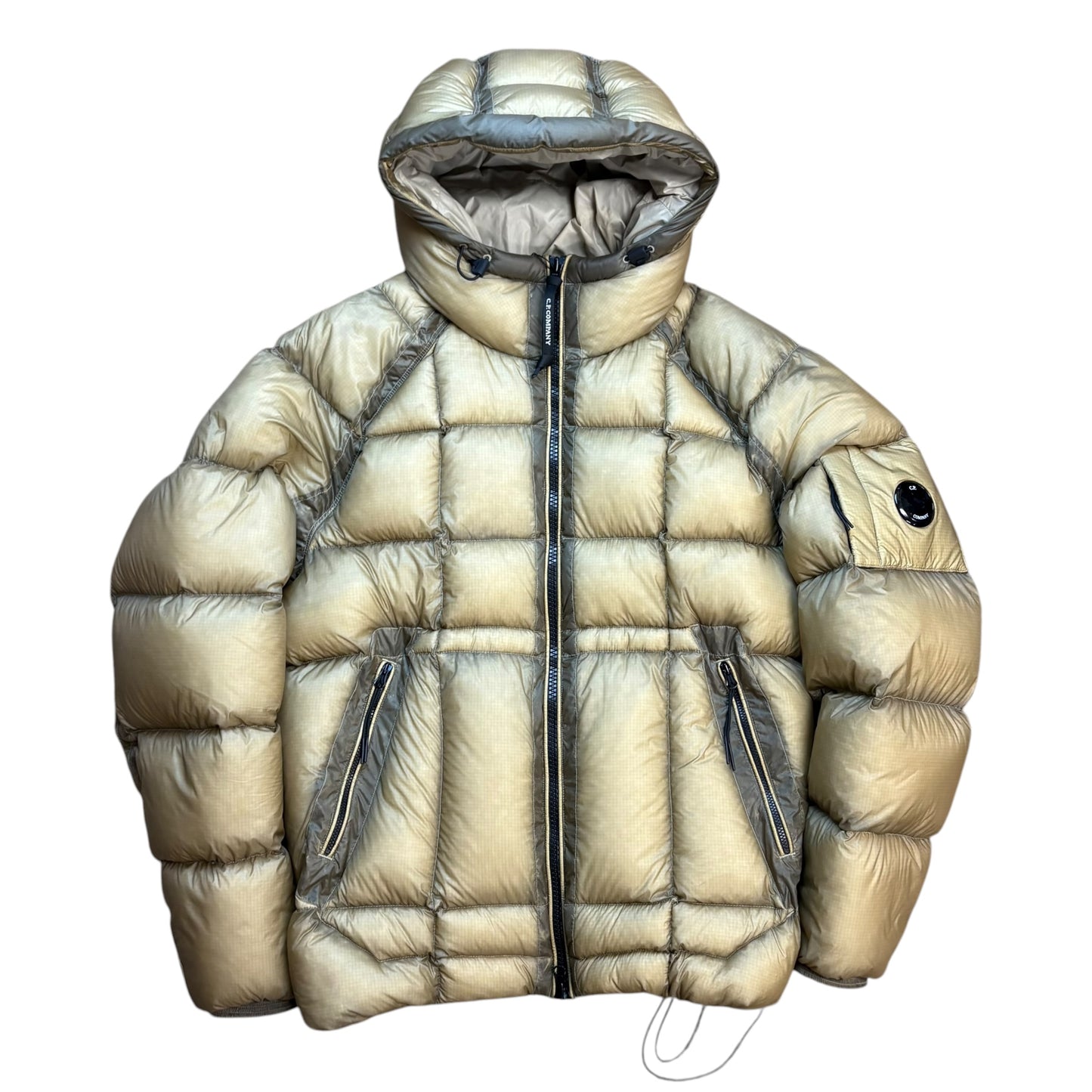 CP Company DD shell beige puffer (L)