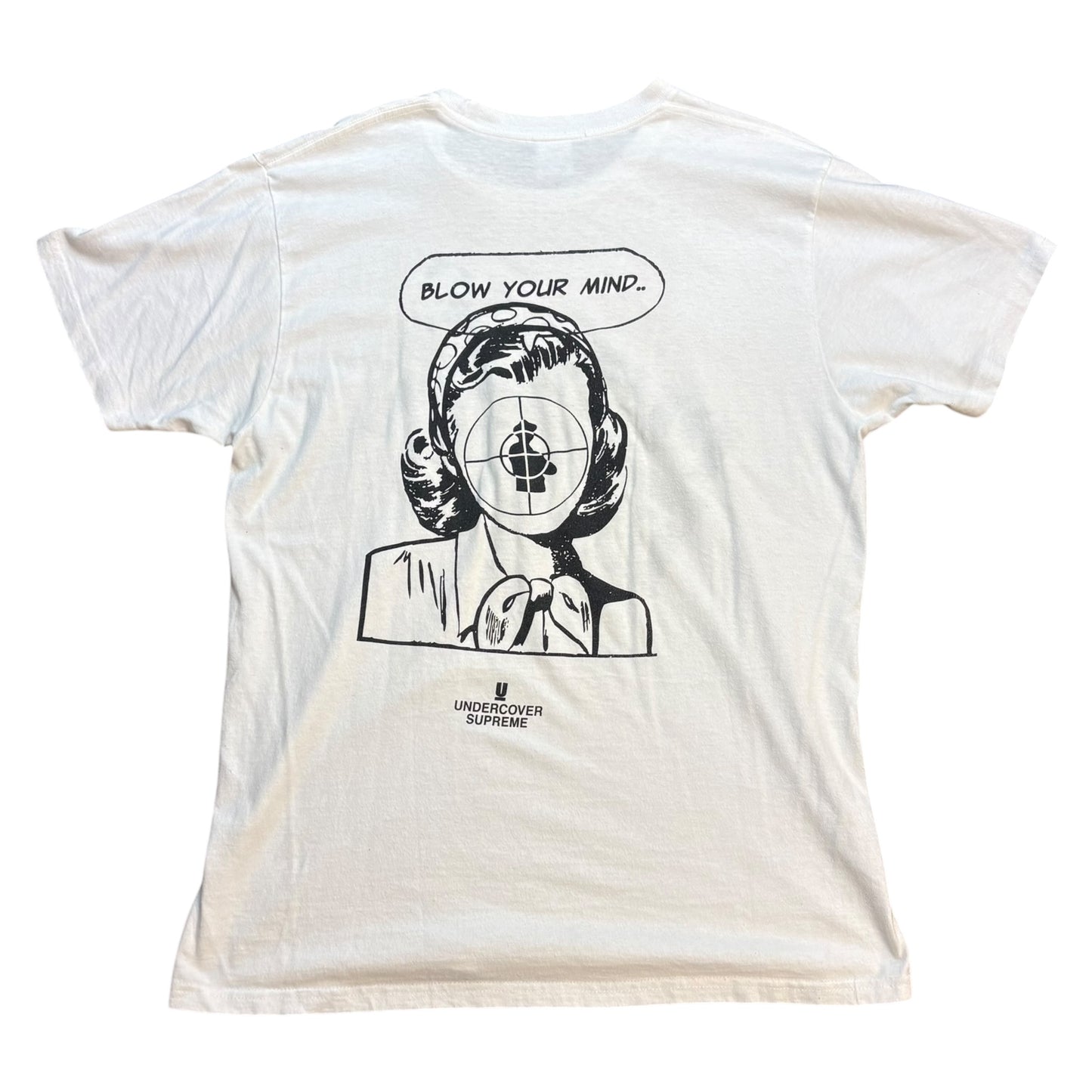 Supreme X Undercover public enemy white tee (L)