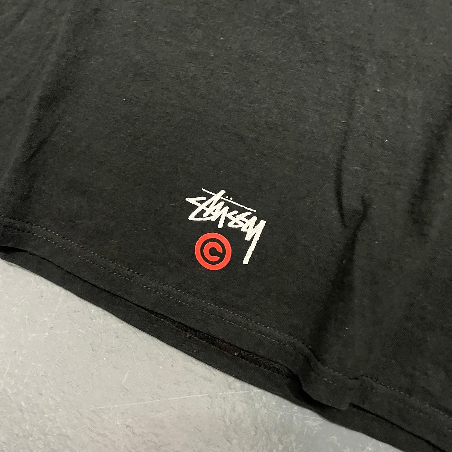 Stussy black rims tee (S)