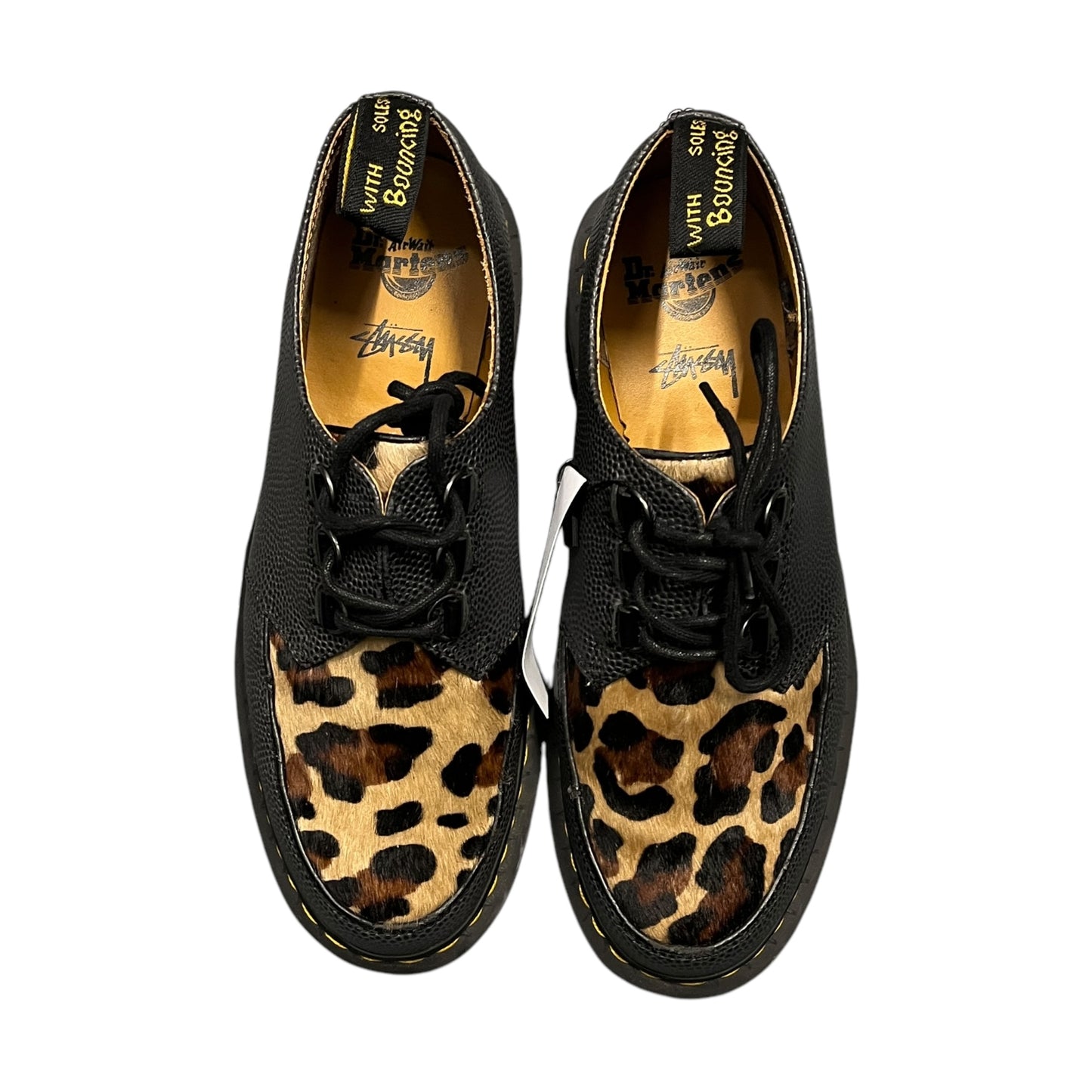 Stussy X doc martens leopard print (UK8)